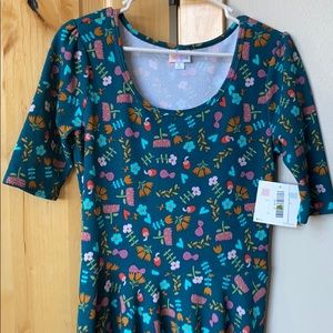 LuLaRoe Nicole dress NTW M